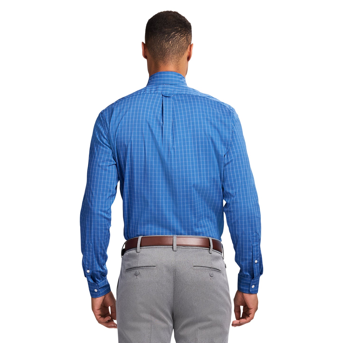 Izod Cool Fx Button Down Dress Shirt - Th Dark Navy