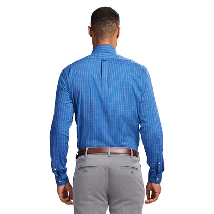 Izod Cool Fx Button Down Dress Shirt - Th Dark Navy