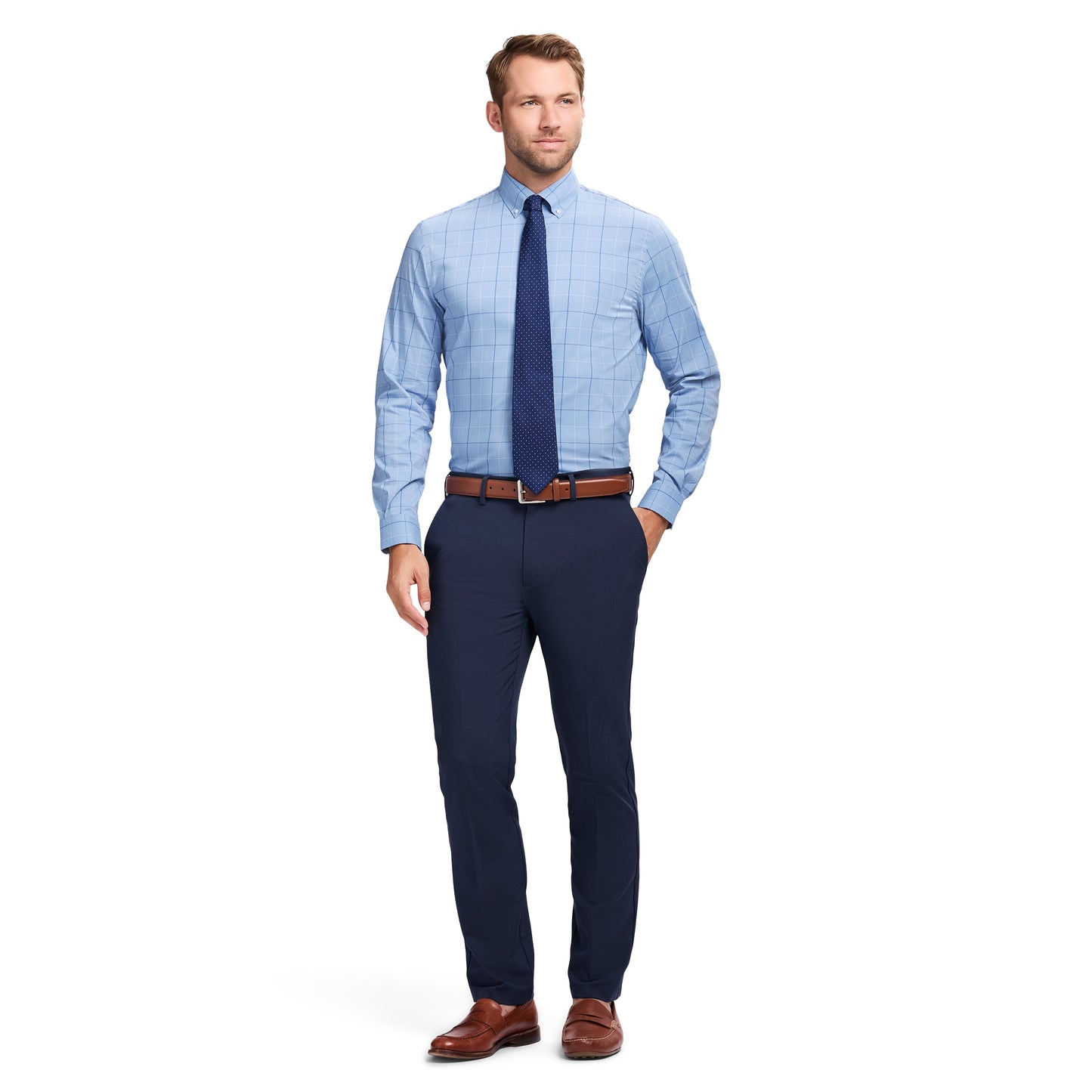 Izod Cool Fx Button Down Dress Shirt - Windsurfer