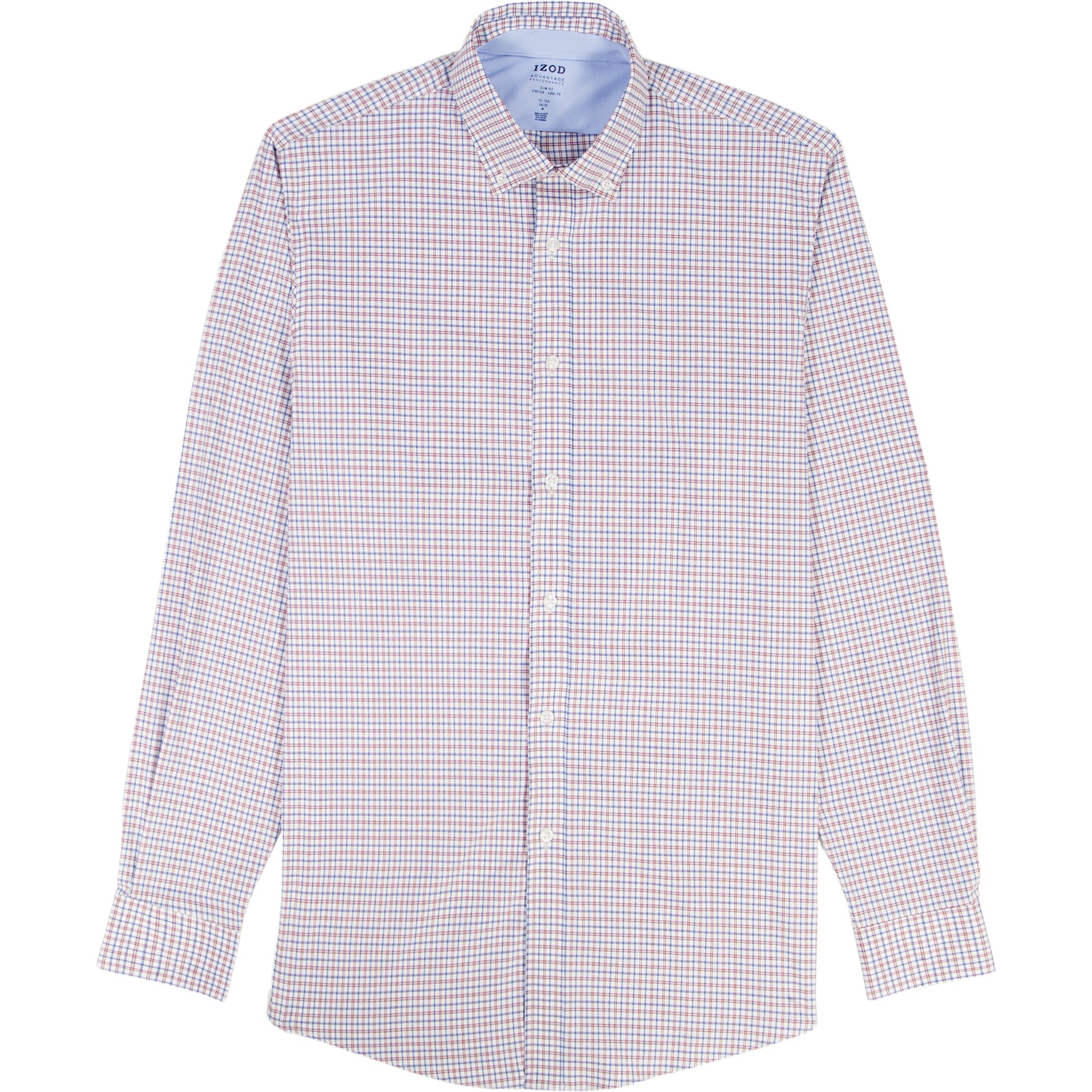 Izod Cool Fx Button Down Dress Shirt - Biking Red