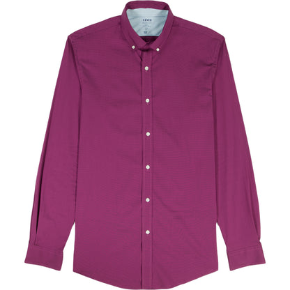 Izod Cool Fx Button Down Dress Shirt - Imperial Purple