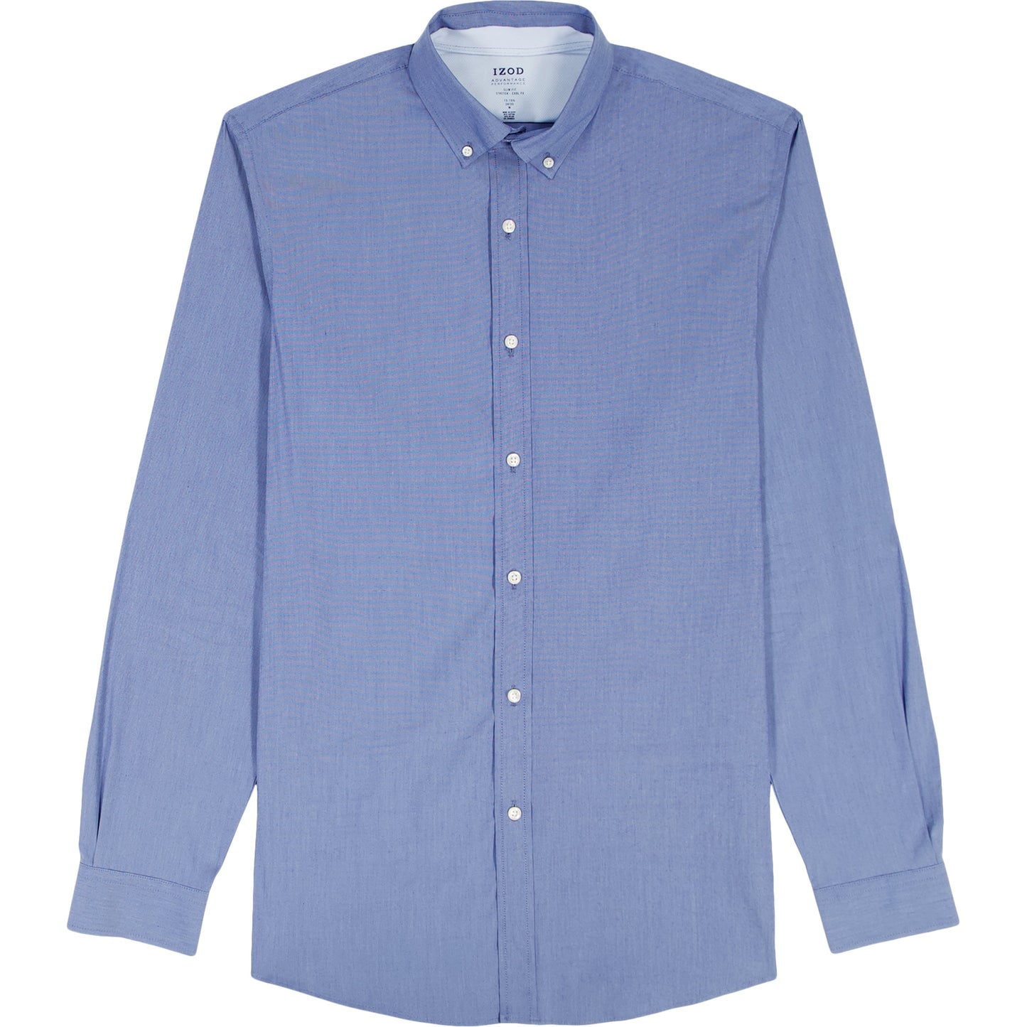 Izod Cool Fx Button Down Dress Shirt - Th Navy