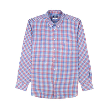 Izod All Over Stretch Button Down Dress Shirt - Biking Red