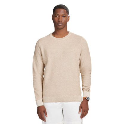 Izod HONEYCOMB CREW NECK SWEATER - ROCK HTHR