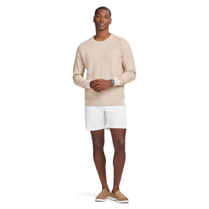 Izod HONEYCOMB CREW NECK SWEATER - ROCK HTHR