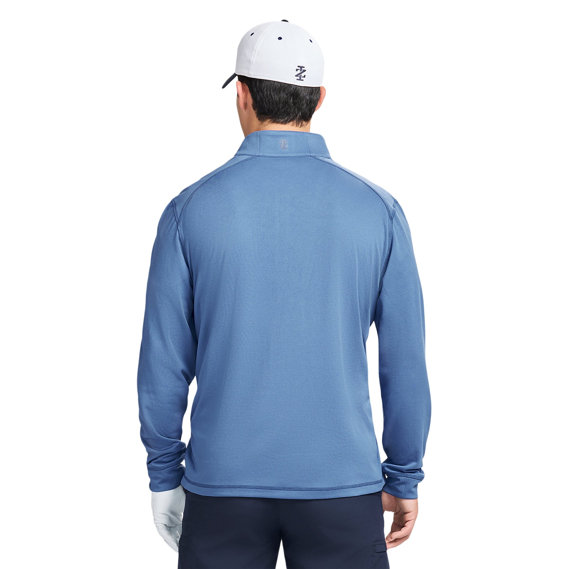 Izod GOLF SWINGFLEX MESH 1/4 ZIP - BRIGHT COBALT