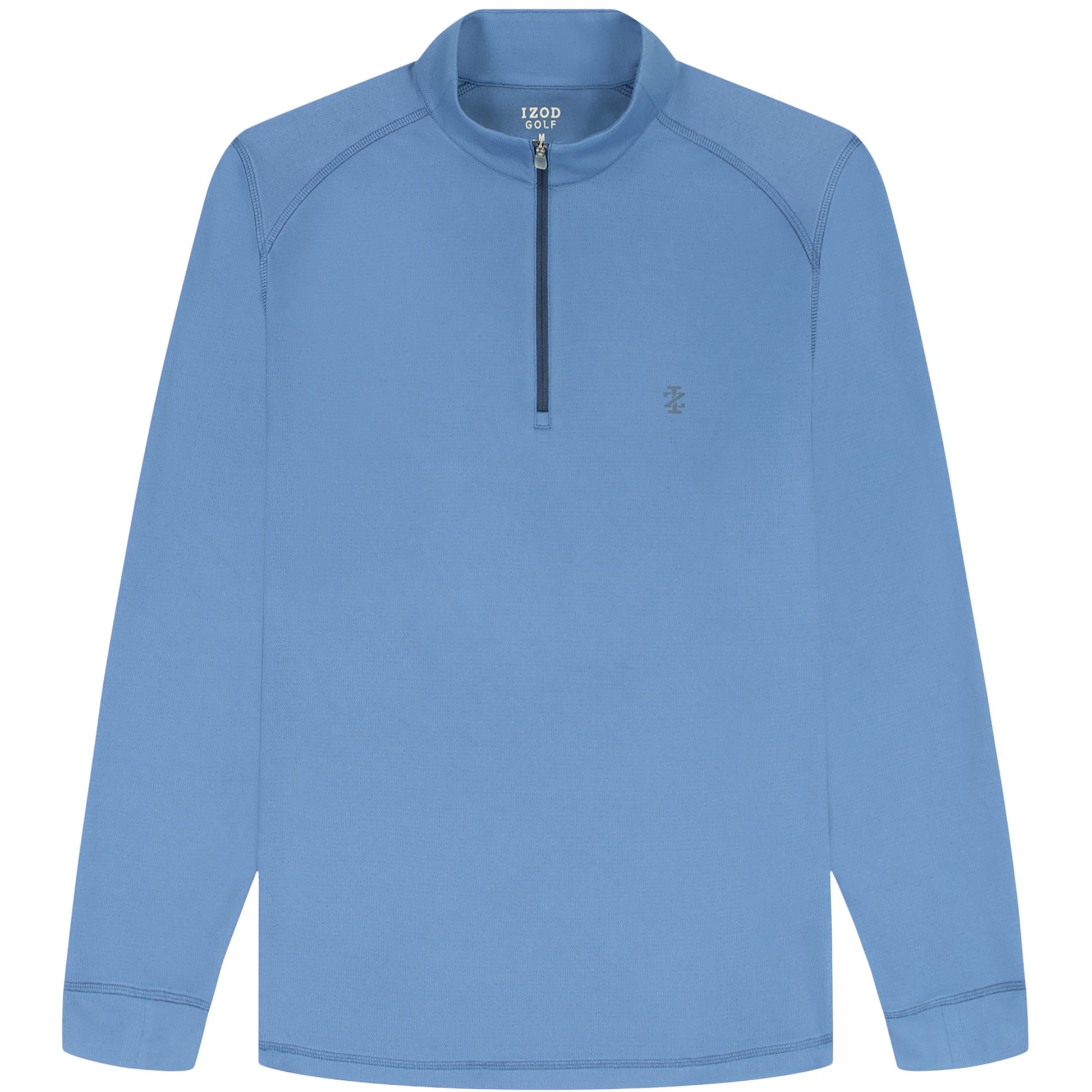 Izod GOLF SWINGFLEX MESH 1/4 ZIP - BRIGHT COBALT