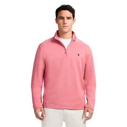 Izod PERFORMANCE COMFORT 1/4 ZIP - HOLLY BERRY