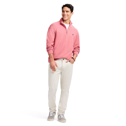 Izod PERFORMANCE COMFORT 1/4 ZIP - HOLLY BERRY