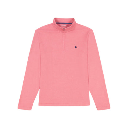 Izod PERFORMANCE COMFORT 1/4 ZIP - HOLLY BERRY