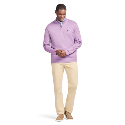 Izod PERFORMANCE COMFORT 1/4 ZIP - ROYAL LILAC