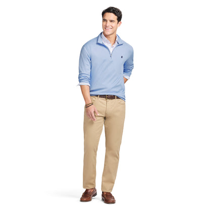Izod PERFORMANCE COMFORT 1/4 ZIP - CORNFLOWER BLUE