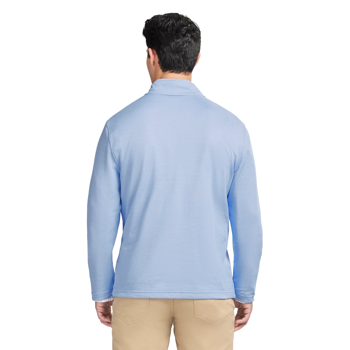 Izod PERFORMANCE COMFORT 1/4 ZIP - CORNFLOWER BLUE