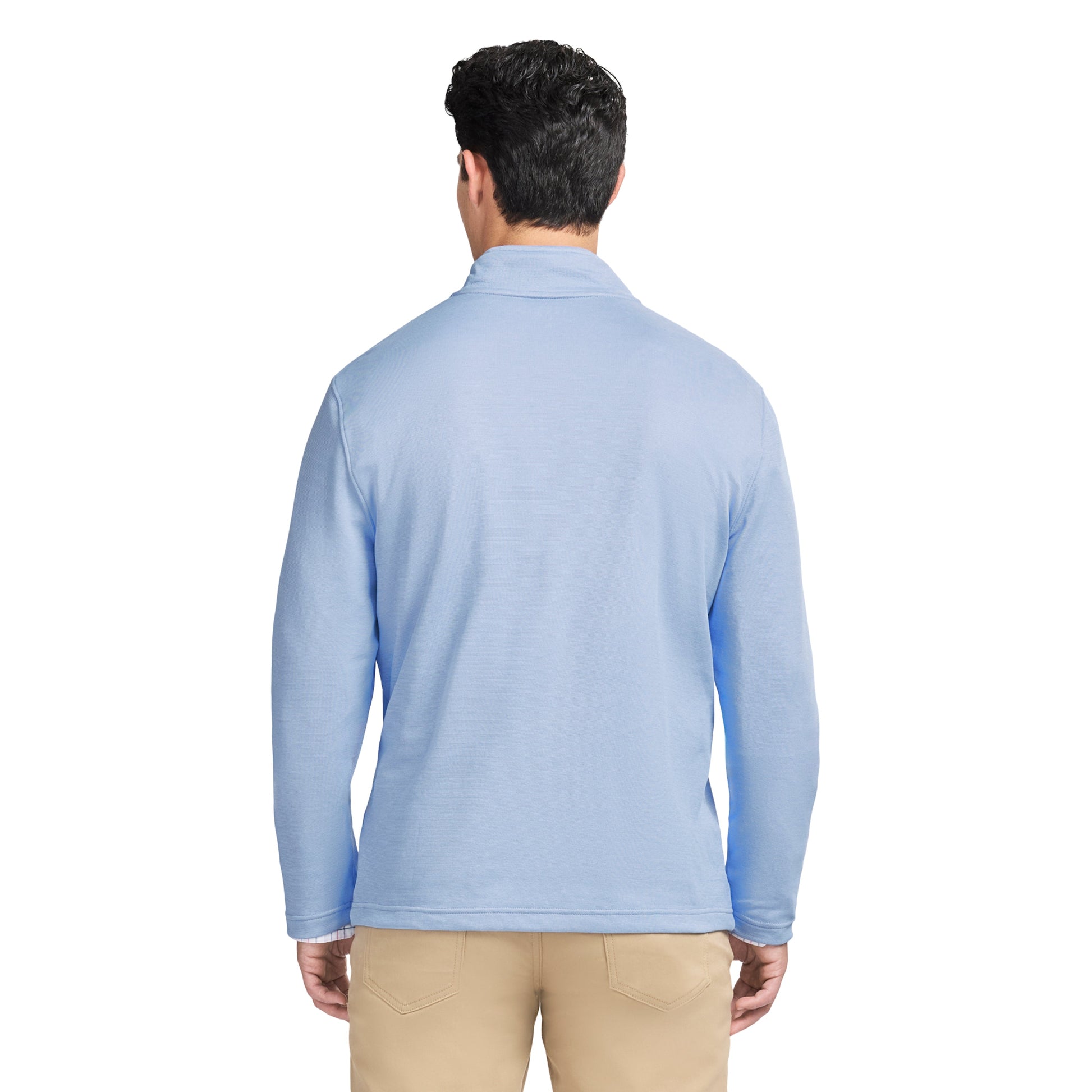 Izod PERFORMANCE COMFORT 1/4 ZIP - CORNFLOWER BLUE