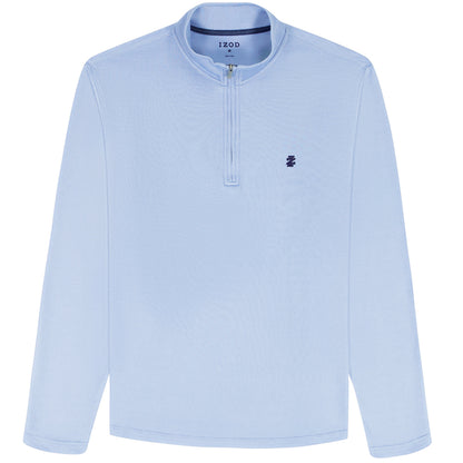 Izod PERFORMANCE COMFORT 1/4 ZIP - CORNFLOWER BLUE
