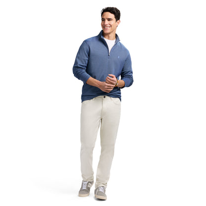 Izod PERFORMANCE COMFORT 1/4 ZIP - MEDIEVAL BLUE