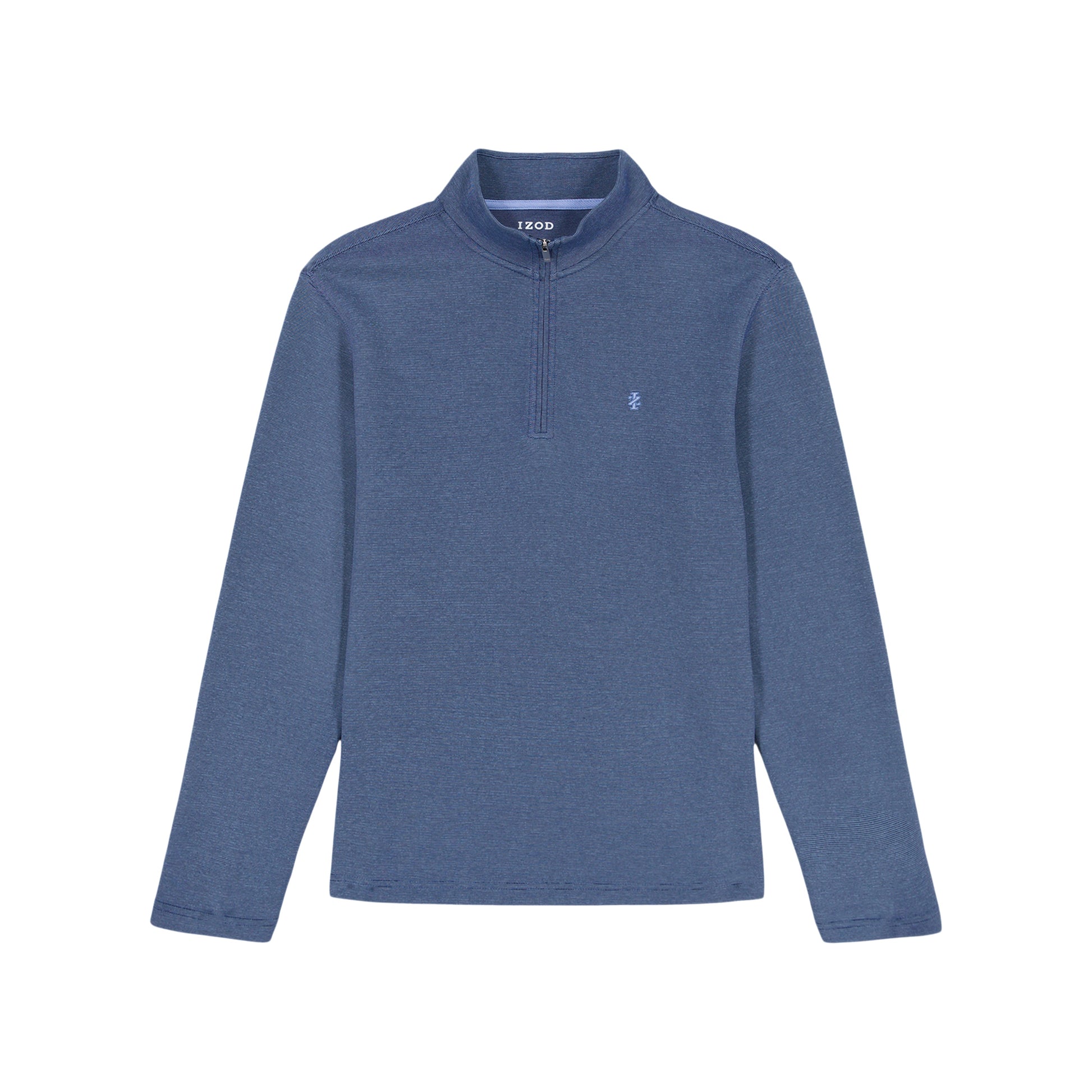 Izod PERFORMANCE COMFORT 1/4 ZIP - MEDIEVAL BLUE