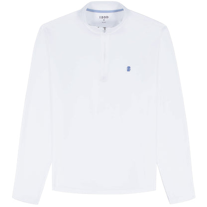 Izod PERFORMANCE COMFORT 1/4 ZIP - BRIGHT WHITE