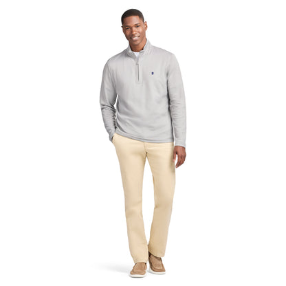 Izod PERFORMANCE COMFORT 1/4 ZIP - SMOKED PEARL