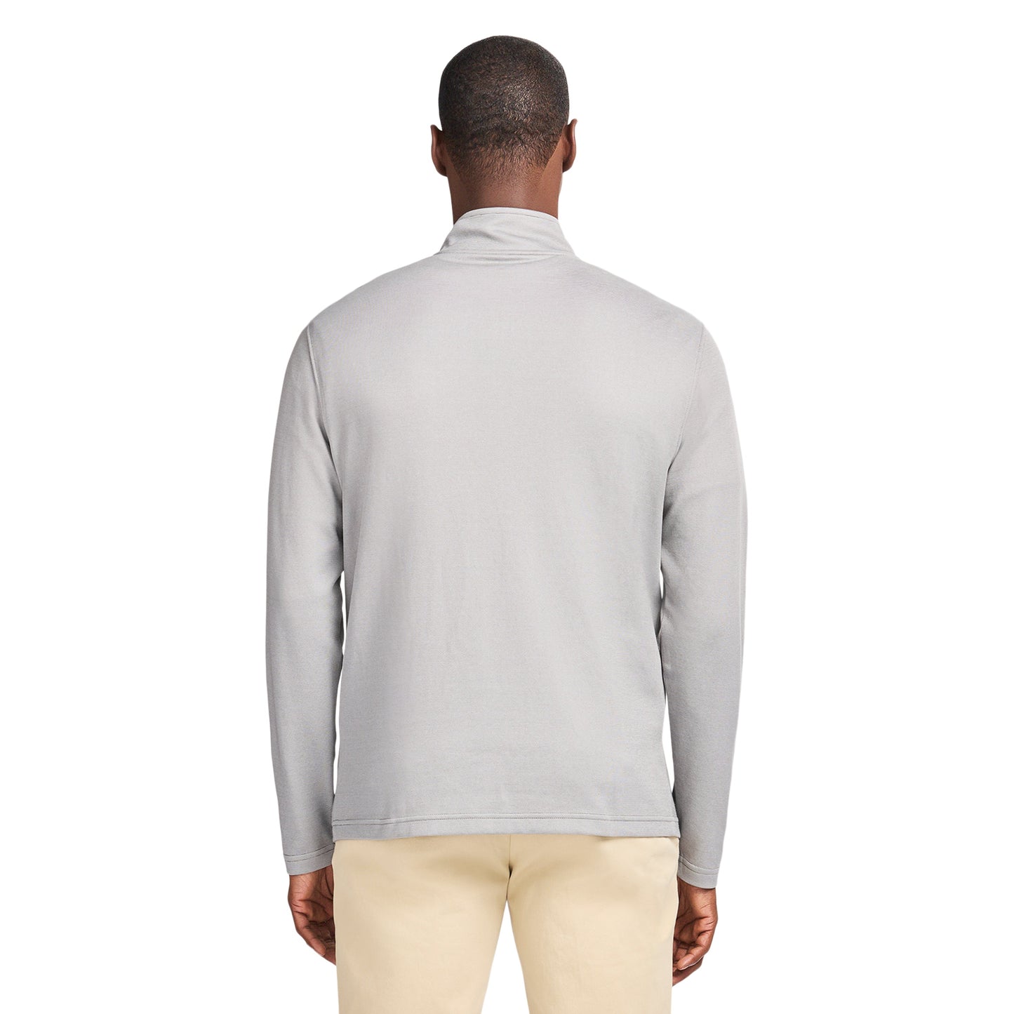 Izod PERFORMANCE COMFORT 1/4 ZIP - SMOKED PEARL