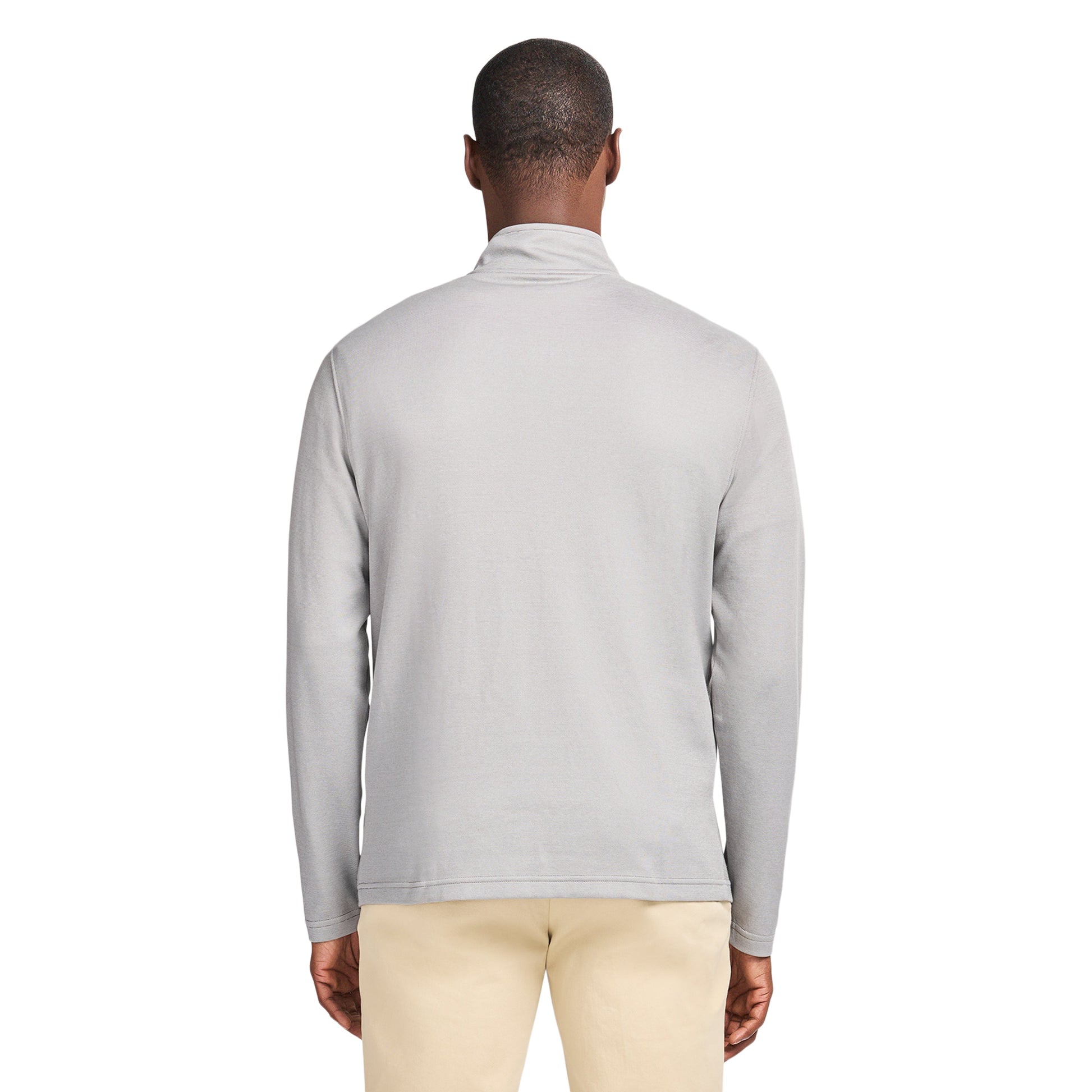 Izod PERFORMANCE COMFORT 1/4 ZIP - SMOKED PEARL