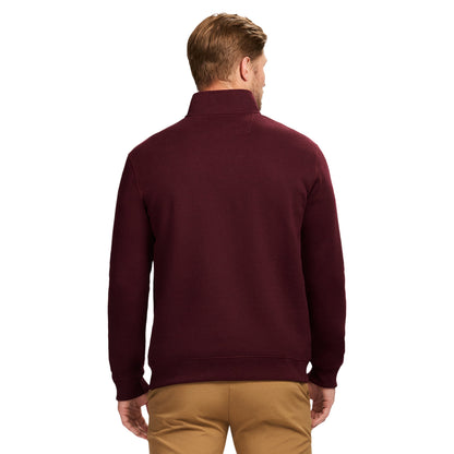 Izod Advantage Performance Quarter Zip Fleece - Velvet Maroon