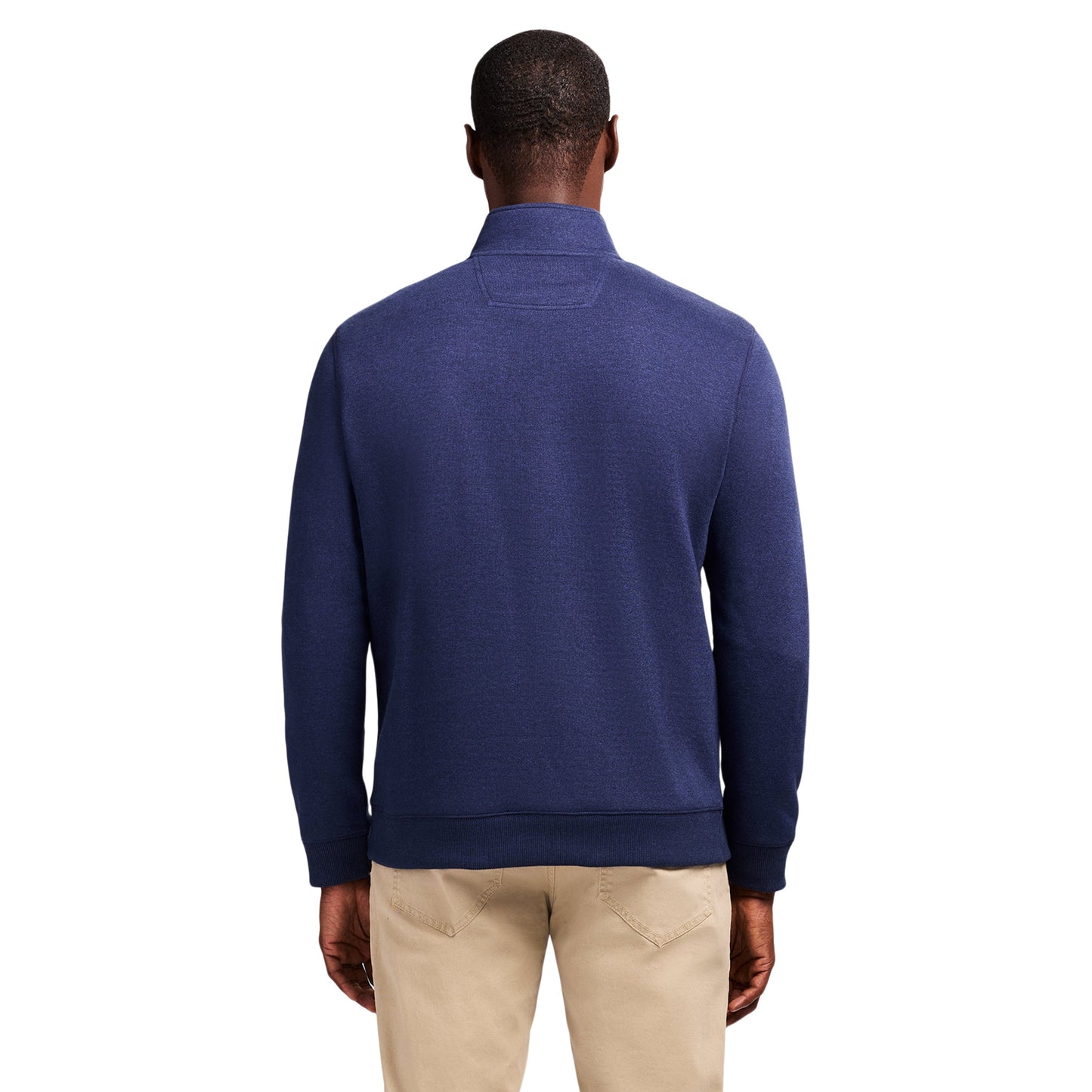 Izod Advantage Performance Quarter Zip Fleece - Navy Blazer