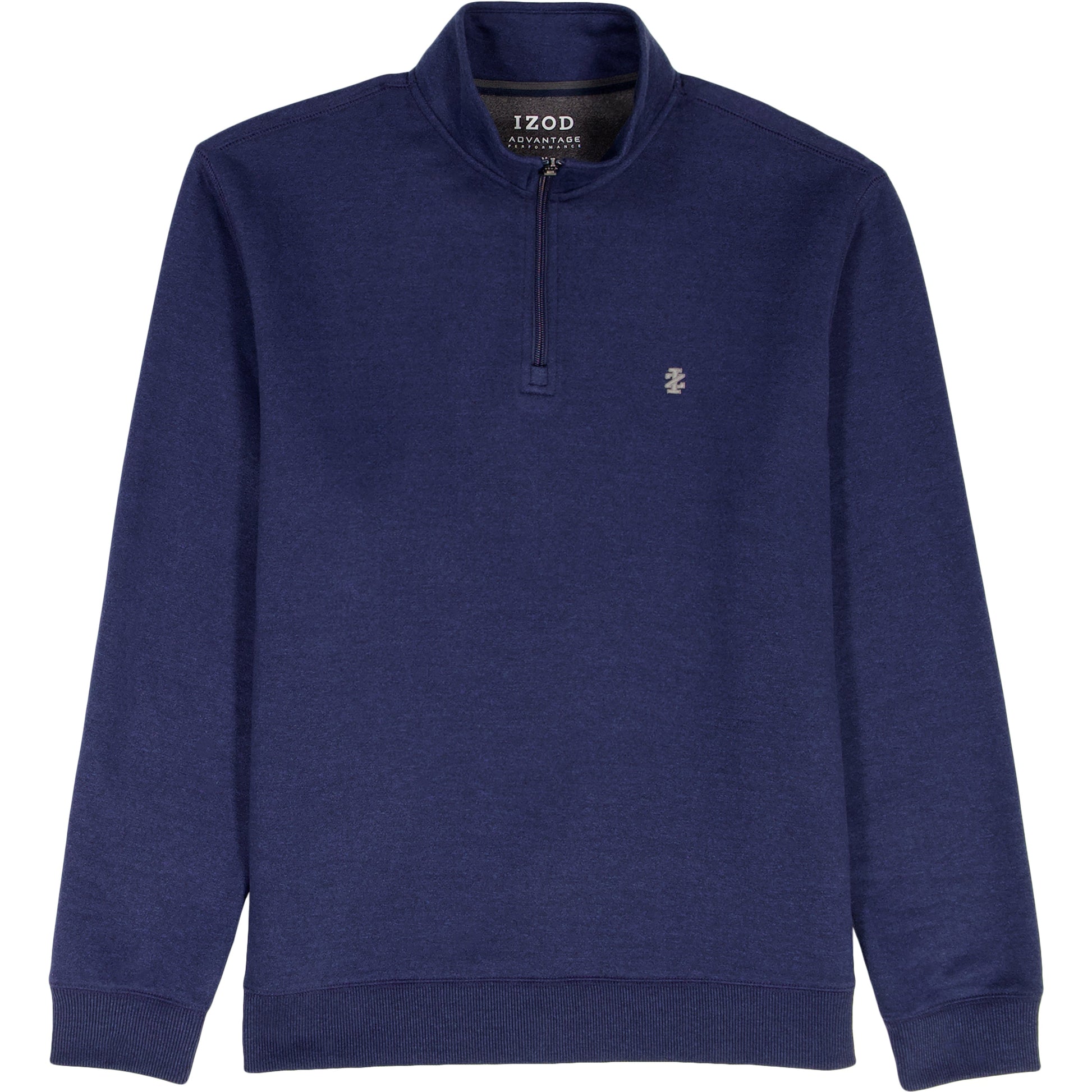Izod Advantage Performance Quarter Zip Fleece - Navy Blazer