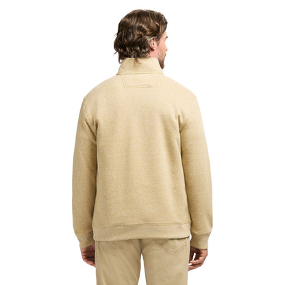 Izod Advantage Performance Quarter Zip Fleece - Camel Hthr