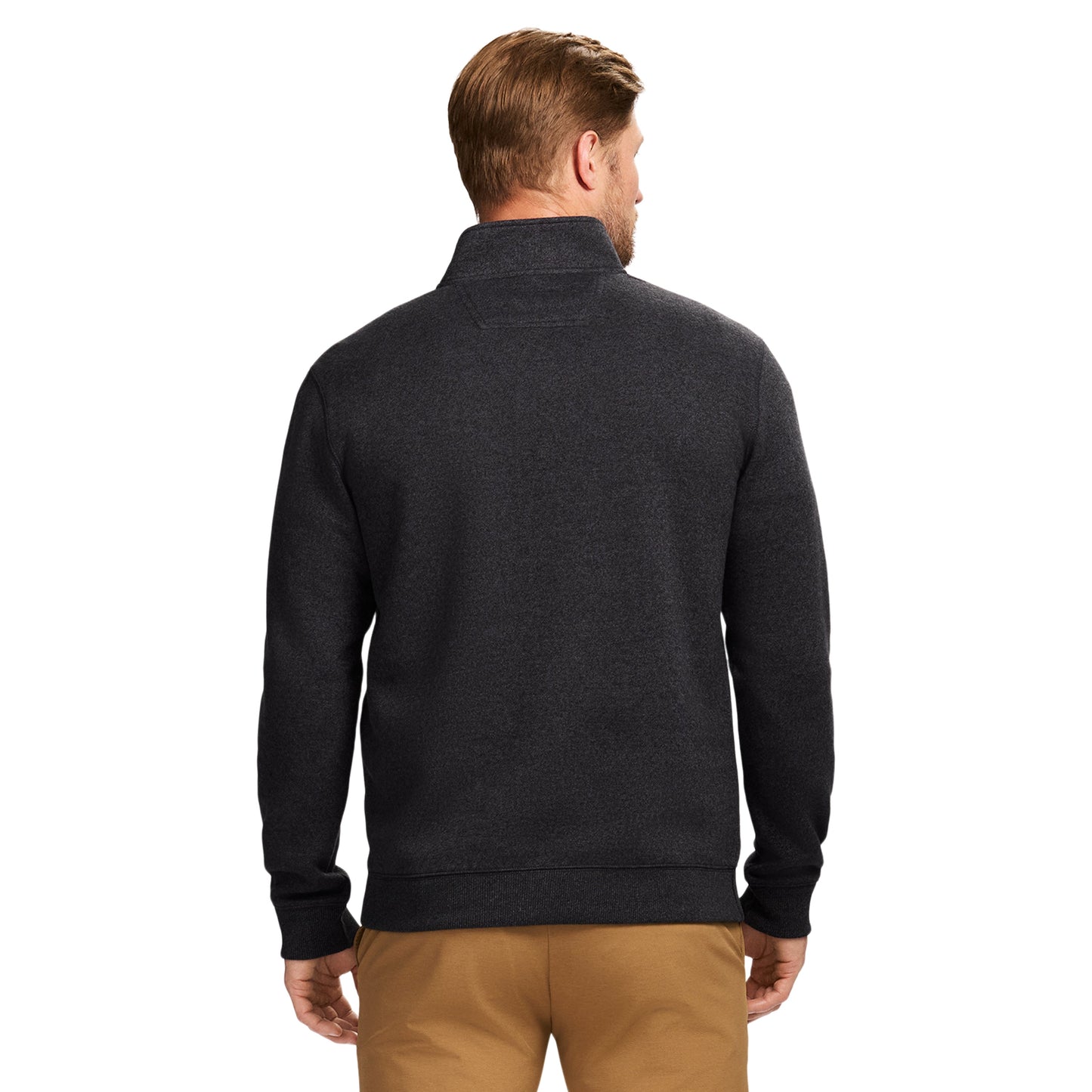 Izod Advantage Performance Quarter Zip Fleece - Black