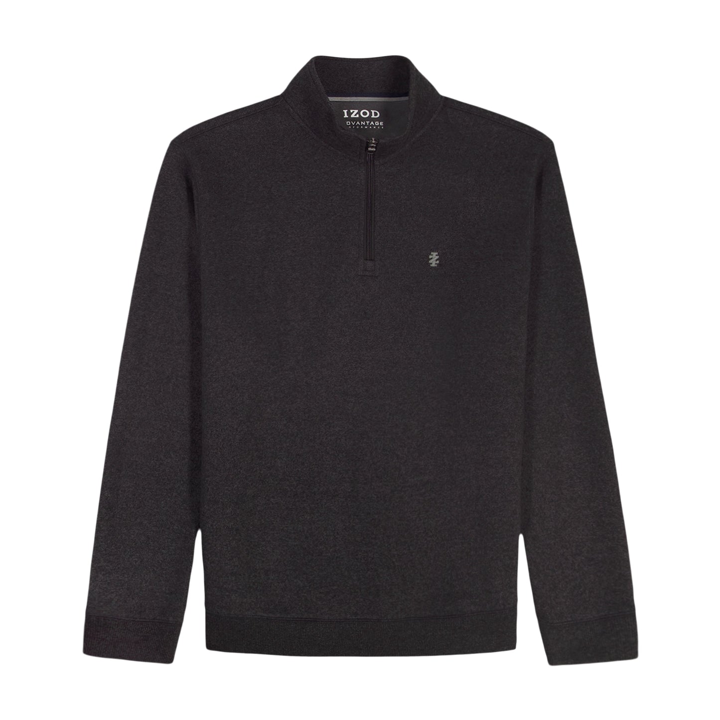 Izod Advantage Performance Quarter Zip Fleece - Black