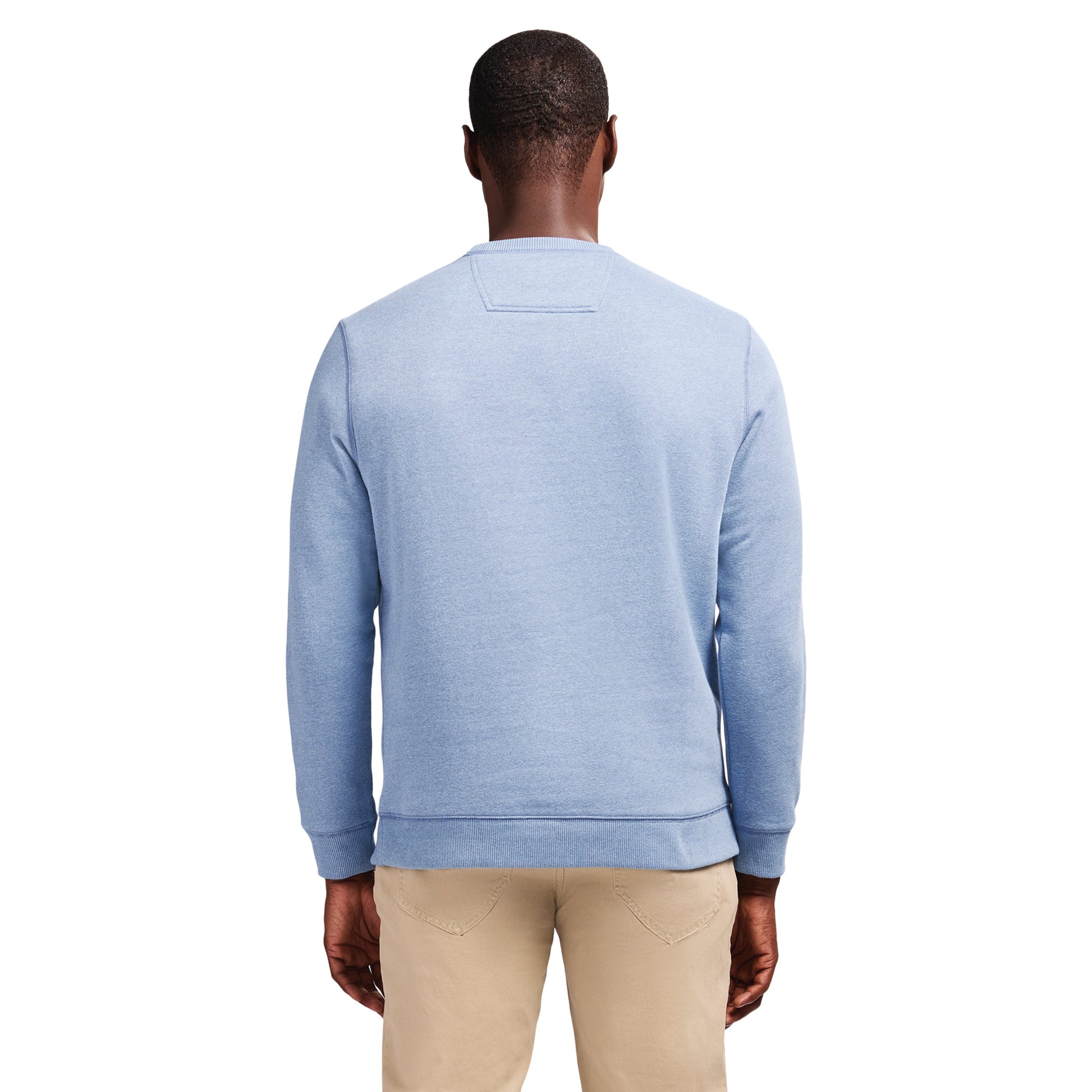Izod Advantage Performance Crewneck Fleece - Della Robbia Blue