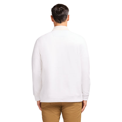 Izod Advantage Performance Crewneck Fleece - Bright White