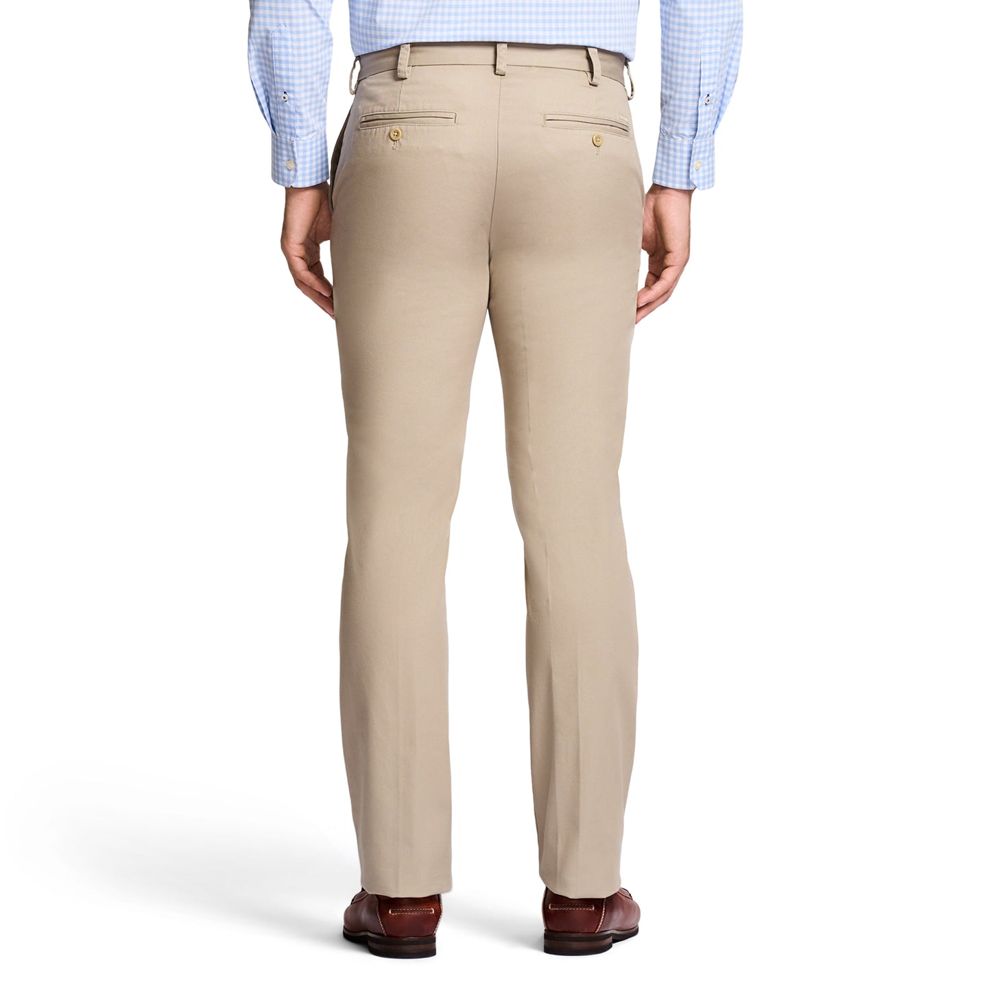 Izod American Chino Flat-Front Straight Fit Pant - Khaki