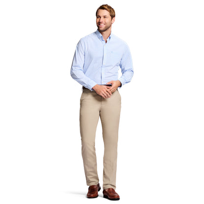 Izod American Chino Flat-Front Straight Fit Pant - Khaki