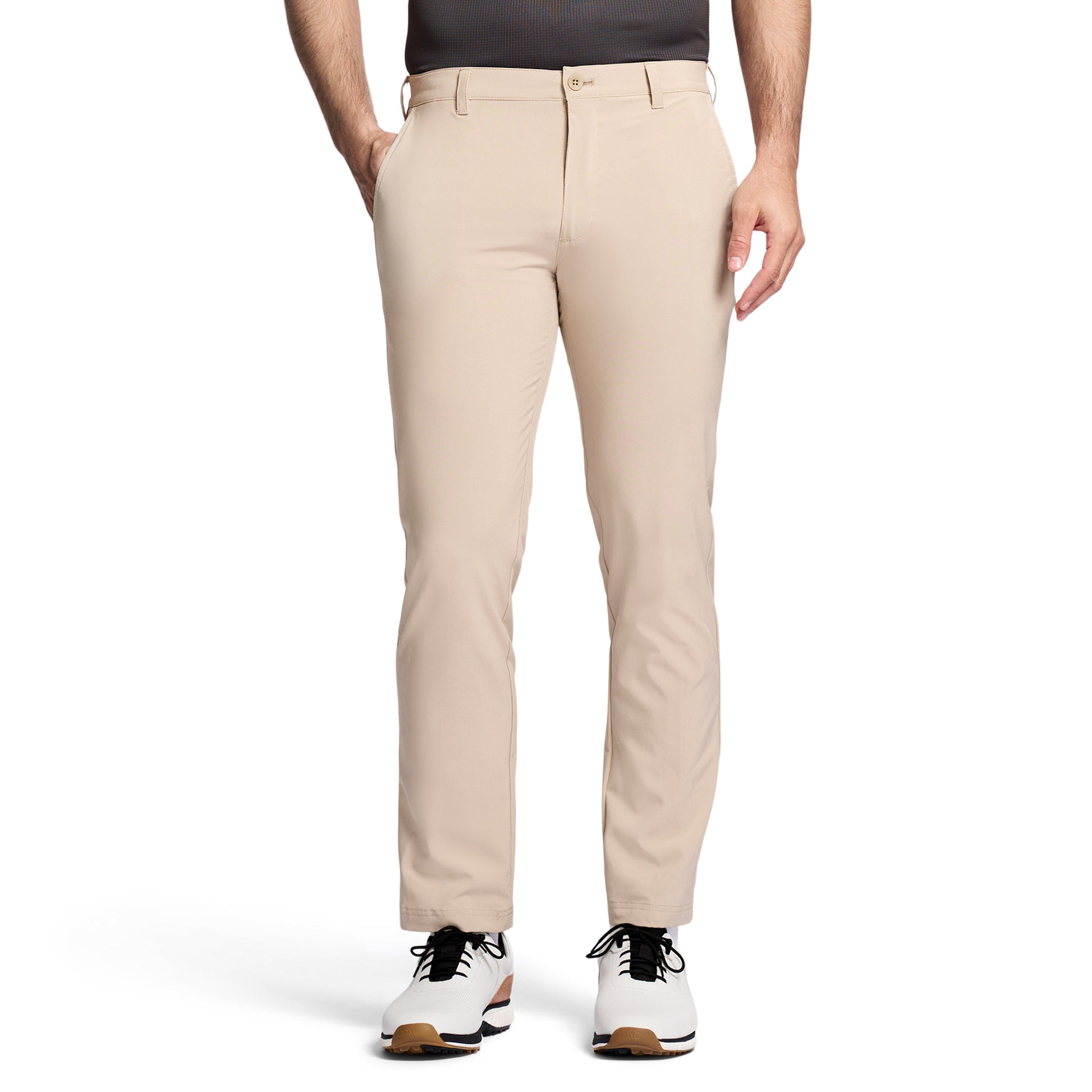 Izod Golf Swingflex Slim Fit Pant - R. Khaki