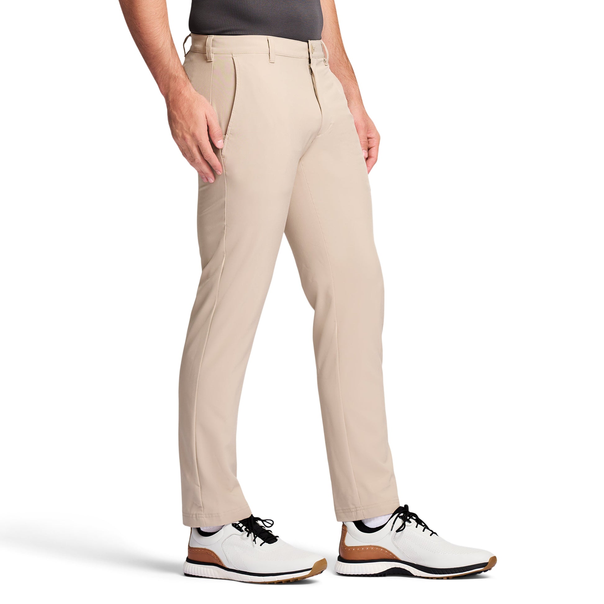 Izod Golf Swingflex Slim Fit Pant - R. Khaki