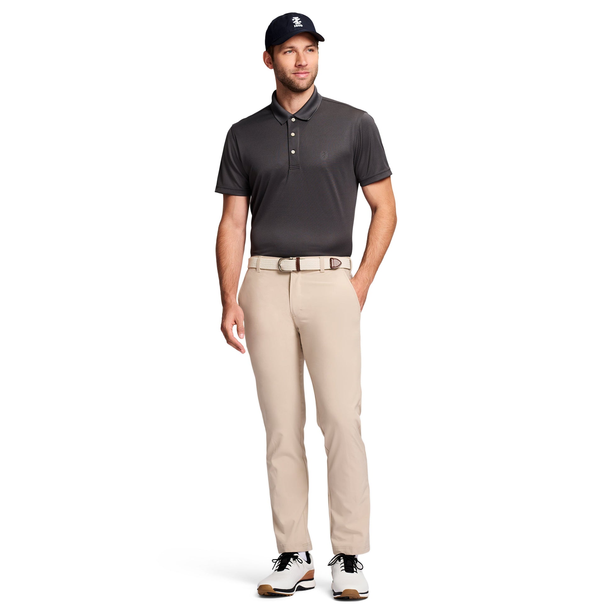 Izod Golf Swingflex Slim Fit Pant - R. Khaki
