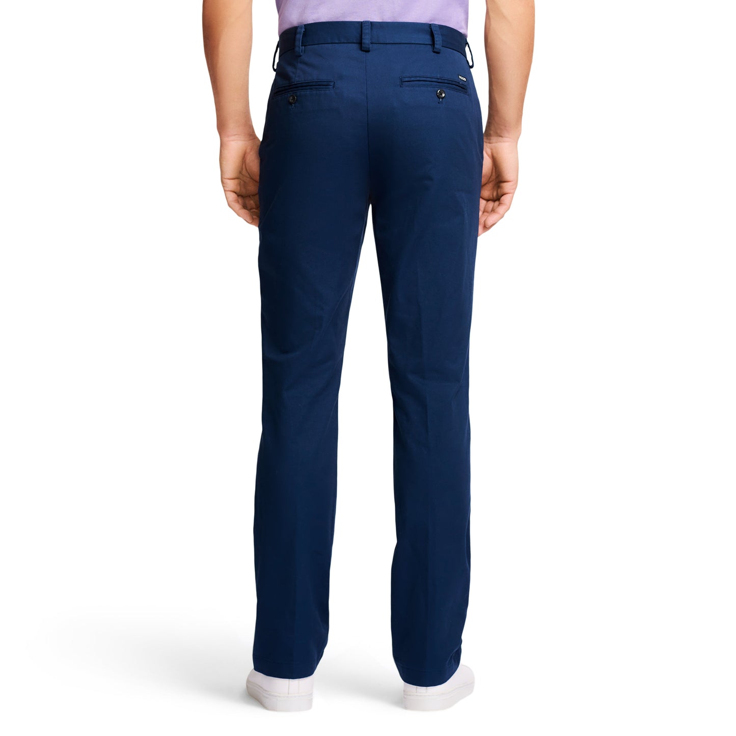 Izod American Chino Flat-Front Straight Fit Pant - Navy