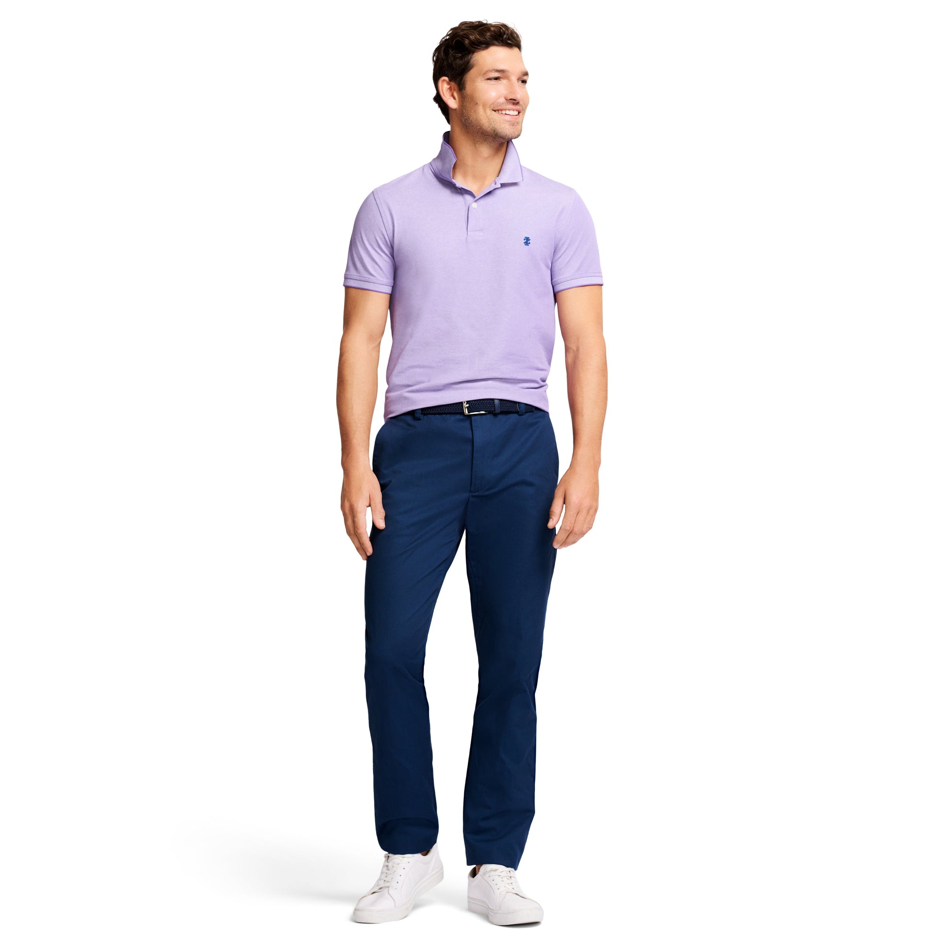 Izod American Chino Flat-Front Straight Fit Pant - Navy