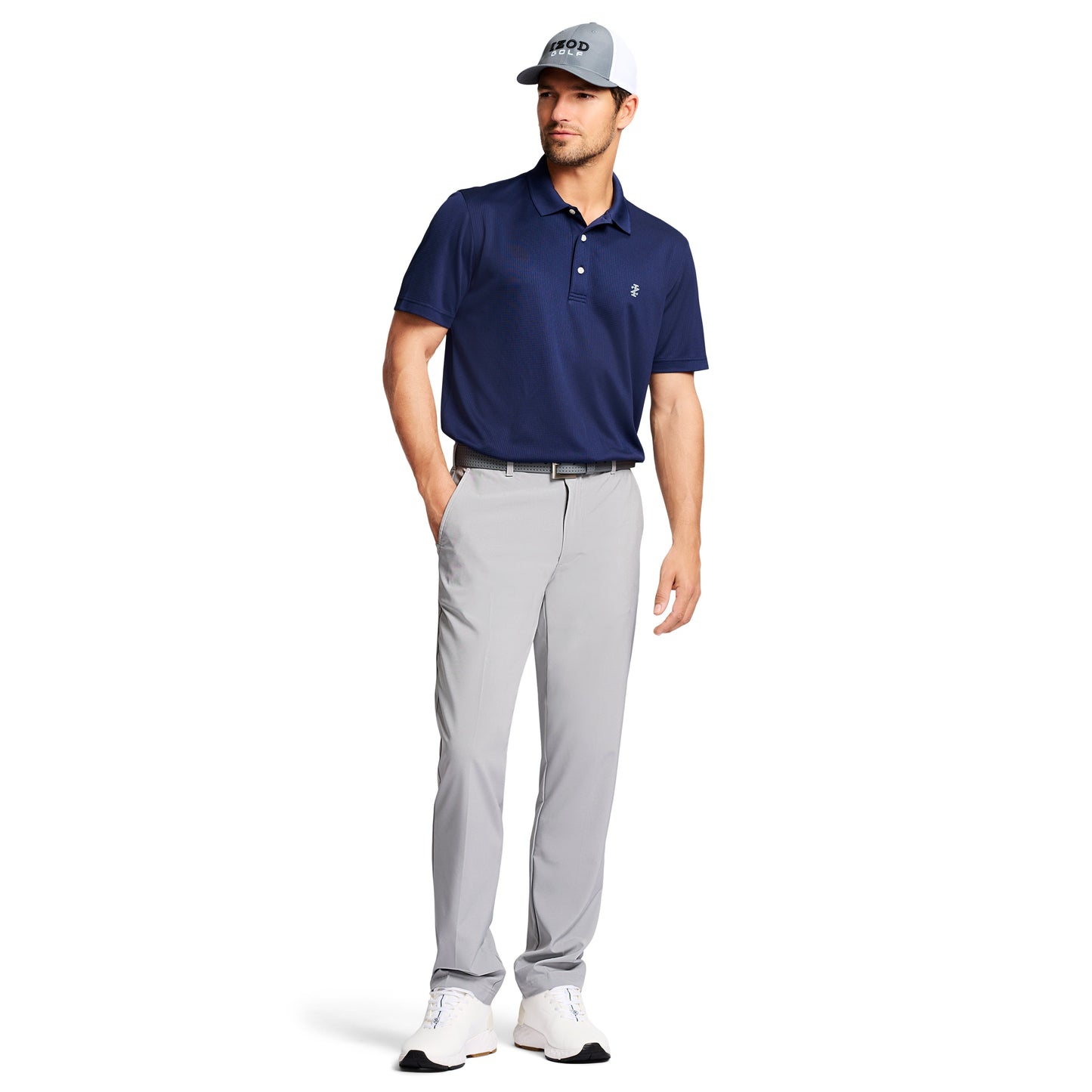 Izod Golf Swingflex Slim Fit Pant - Cinderblock