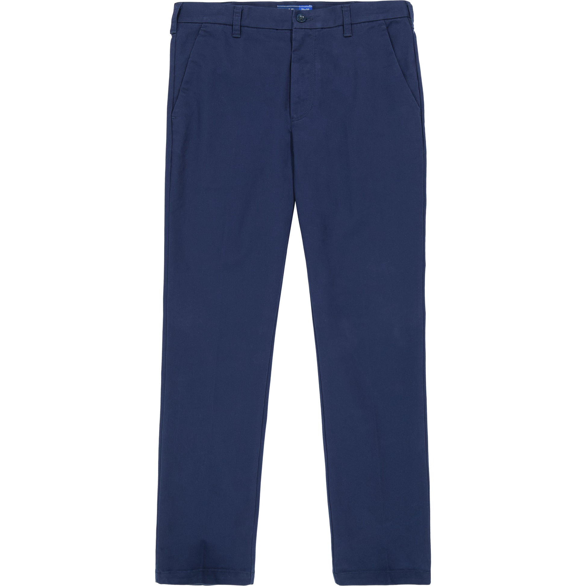Izod Performance Stretch Flat-Front Straight Fit Chino Pants - Navy