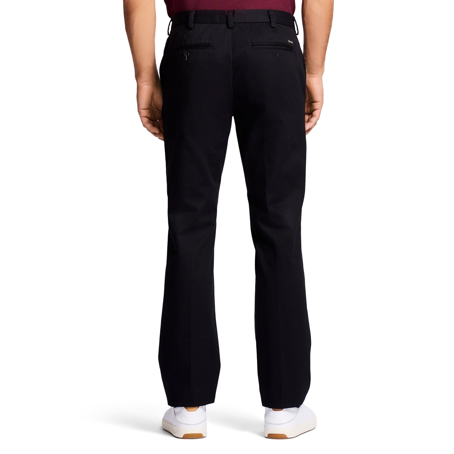 Izod American Chino Flat-Front Straight Fit Pant - Black