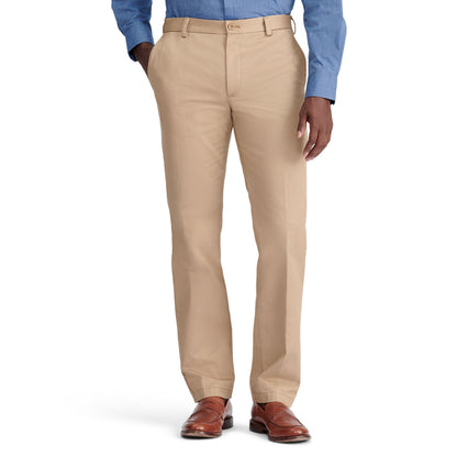 Izod American Chino Flat-Front Straight Fit Pant - English Khaki