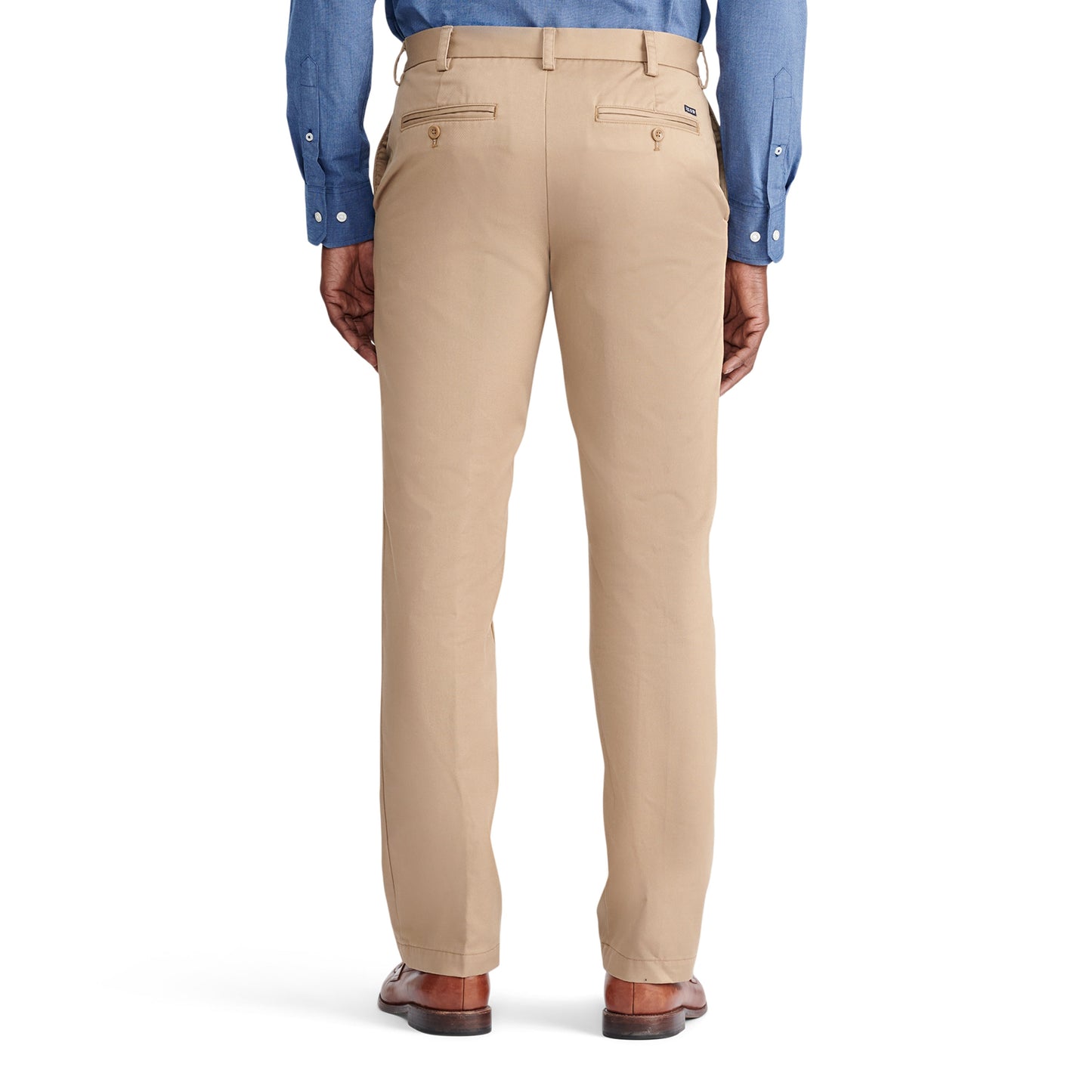 Izod American Chino Flat-Front Straight Fit Pant - English Khaki
