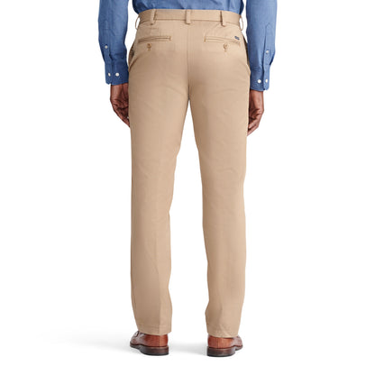 Izod American Chino Flat-Front Straight Fit Pant - English Khaki