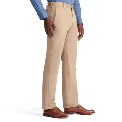 Izod American Chino Flat-Front Straight Fit Pant - English Khaki