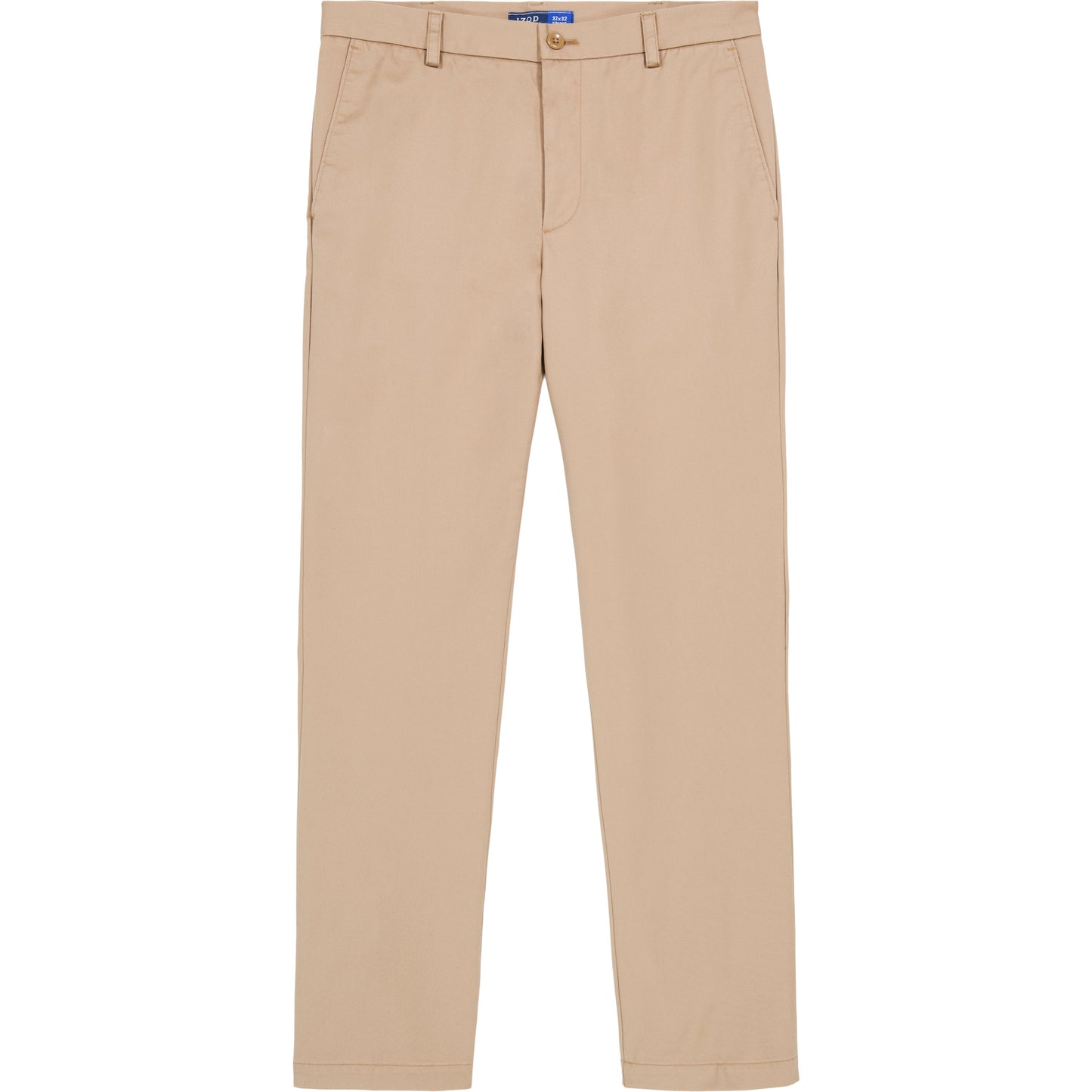 Izod American Chino Flat-Front Straight Fit Pant - English Khaki