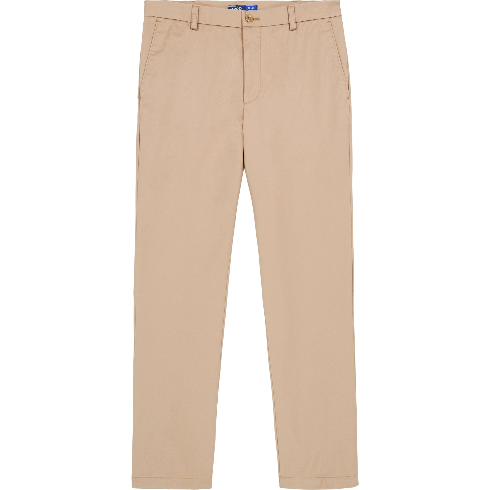 Izod American Chino Flat-Front Straight Fit Pant - English Khaki