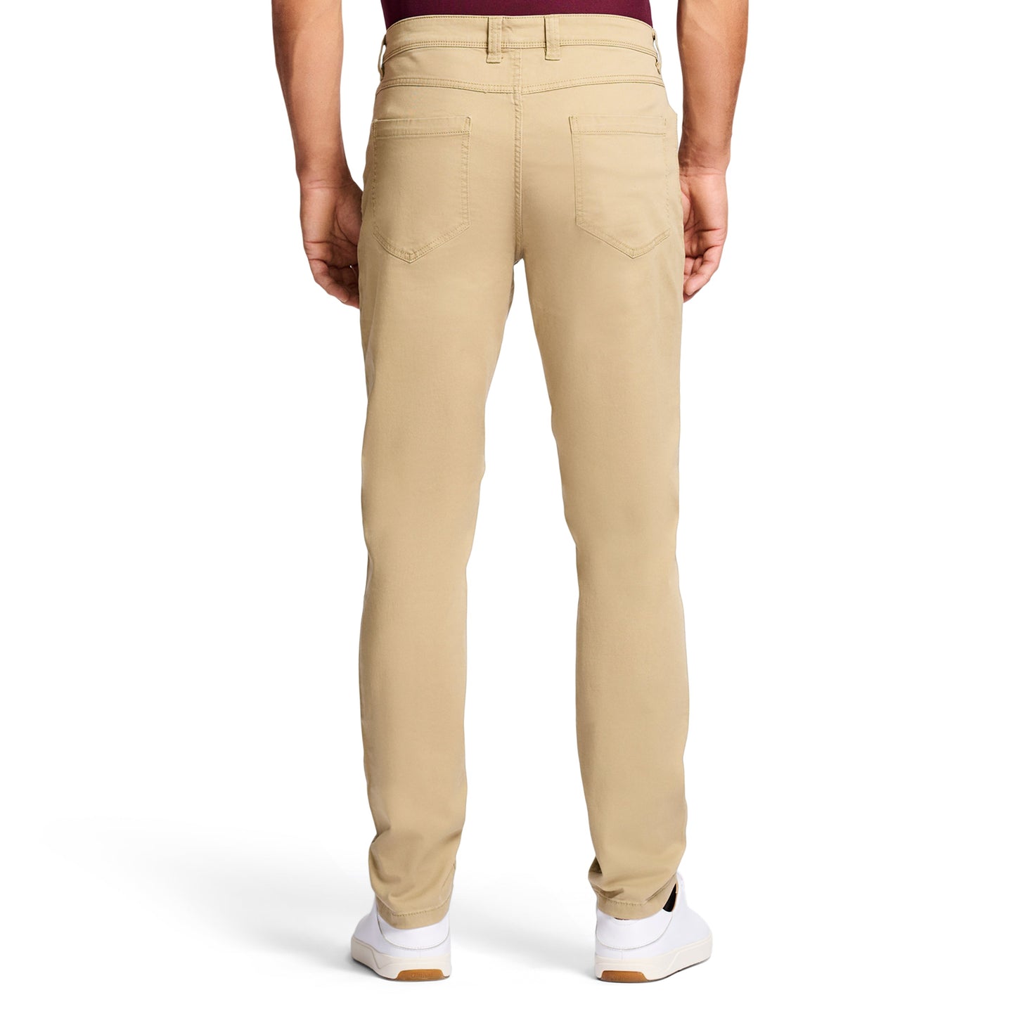 Izod Saltwater 5-Pocket Straight Fit Chino Pant - Cedarwood Khaki